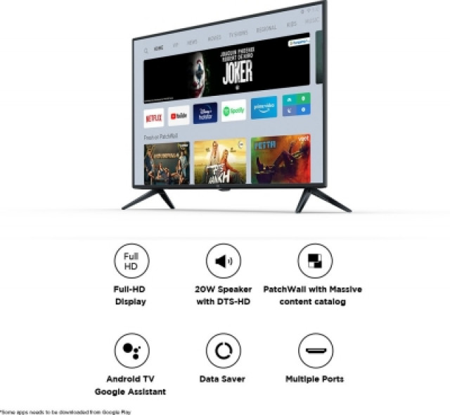 Mi 4A 100 cm (40 inch) Full HD LED Smart Android TV