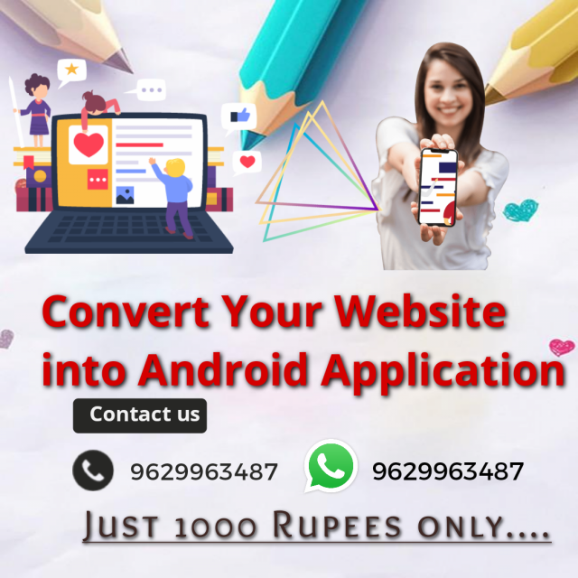 Android Application for just 1000 Rupees only