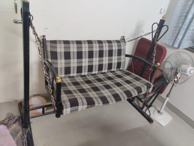 Sofa with swing