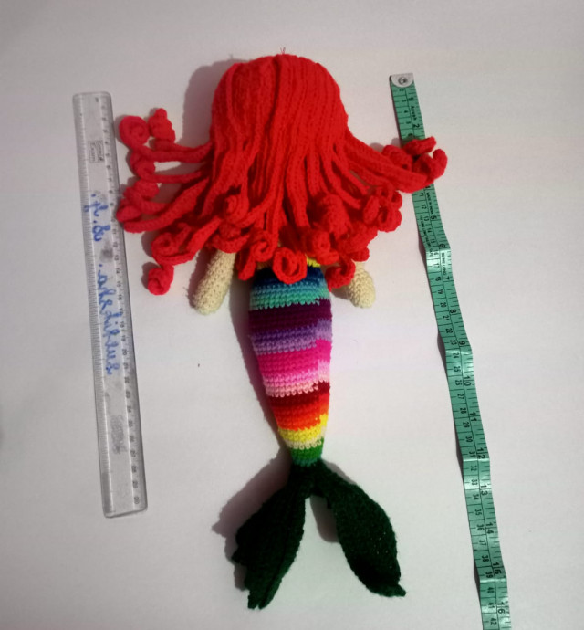 Handmade Mermaid crochet toy