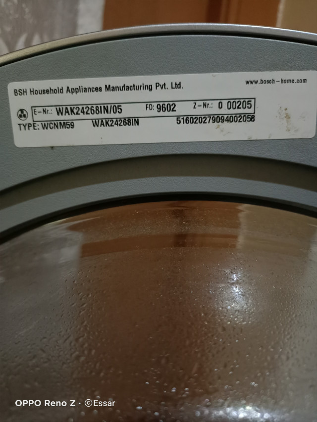 Bosch washing machine seris 4