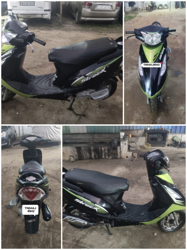 TVS SCOOTY STREAK 2012 MODEL GOOD RUNNING CONDITION   CONTACT   :7200199913 ,LOCATION. : VANIYAMBADI  ????PRICE.         :17500/-  ????️MAKE.      : TVS ????️ MODEL     : SCOOTY STREAK  ????YEAR.       : 2012 ????️VARIENT.  : BS4 ????????‍????OWNER    : S