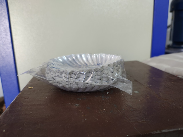 6"silver plate