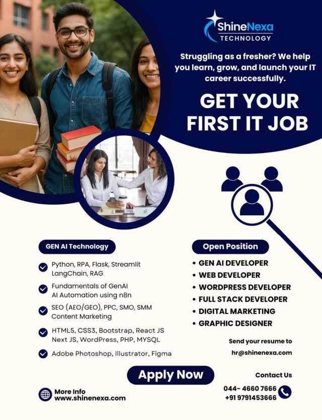  Leading Website Development and Digital Company in India | Shine Nexa Technology