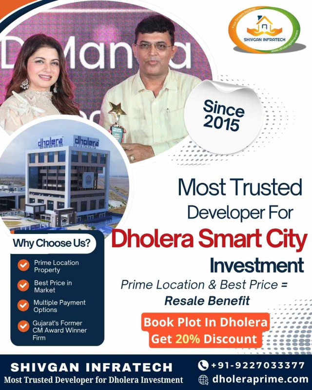 Residential Plots In Dholera Smart City Gujarat