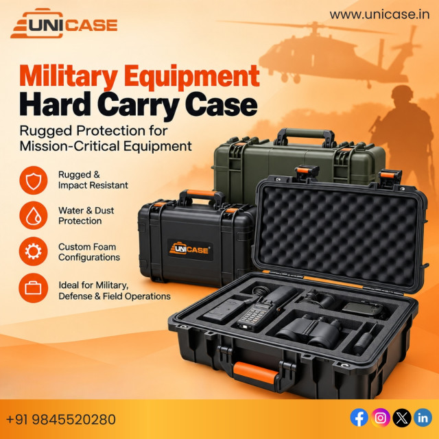Military Equipment Hard Carry Case | Unicase